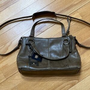 Frye Khaki Leather Melissa Medium Crossbody NWT